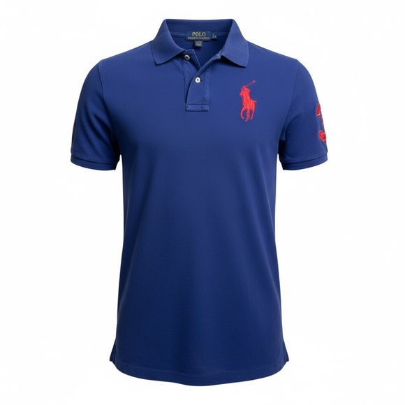 Polo Ralph Lauren Big Pony Boys Large Short Sleeve Polo Shirt Youth Size 14 - Picture 6 of 9